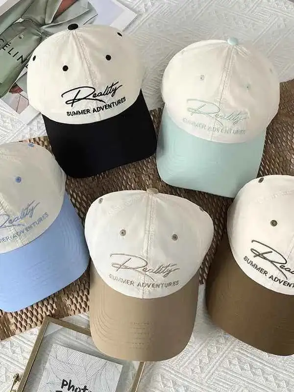 Letter Embroidered Adjustable Hat