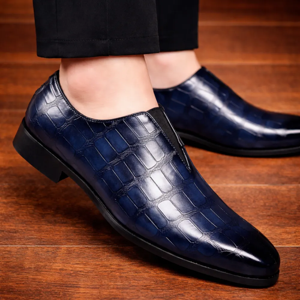 Classic Textured Loafers
