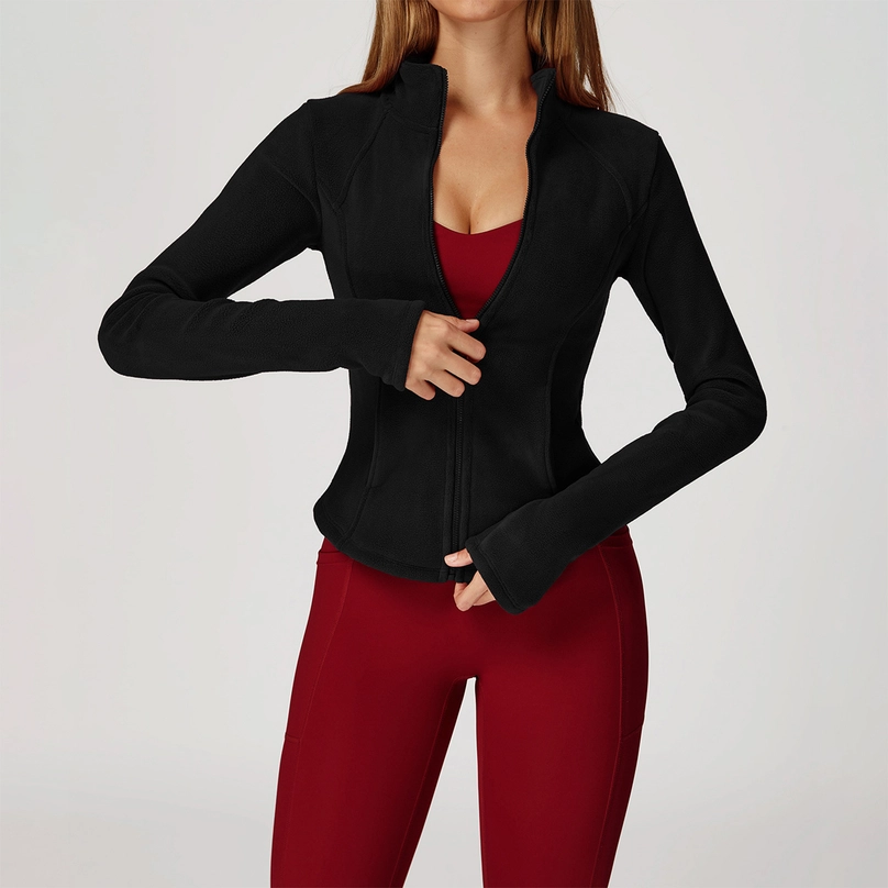 High Collar Full-Zip Jacket