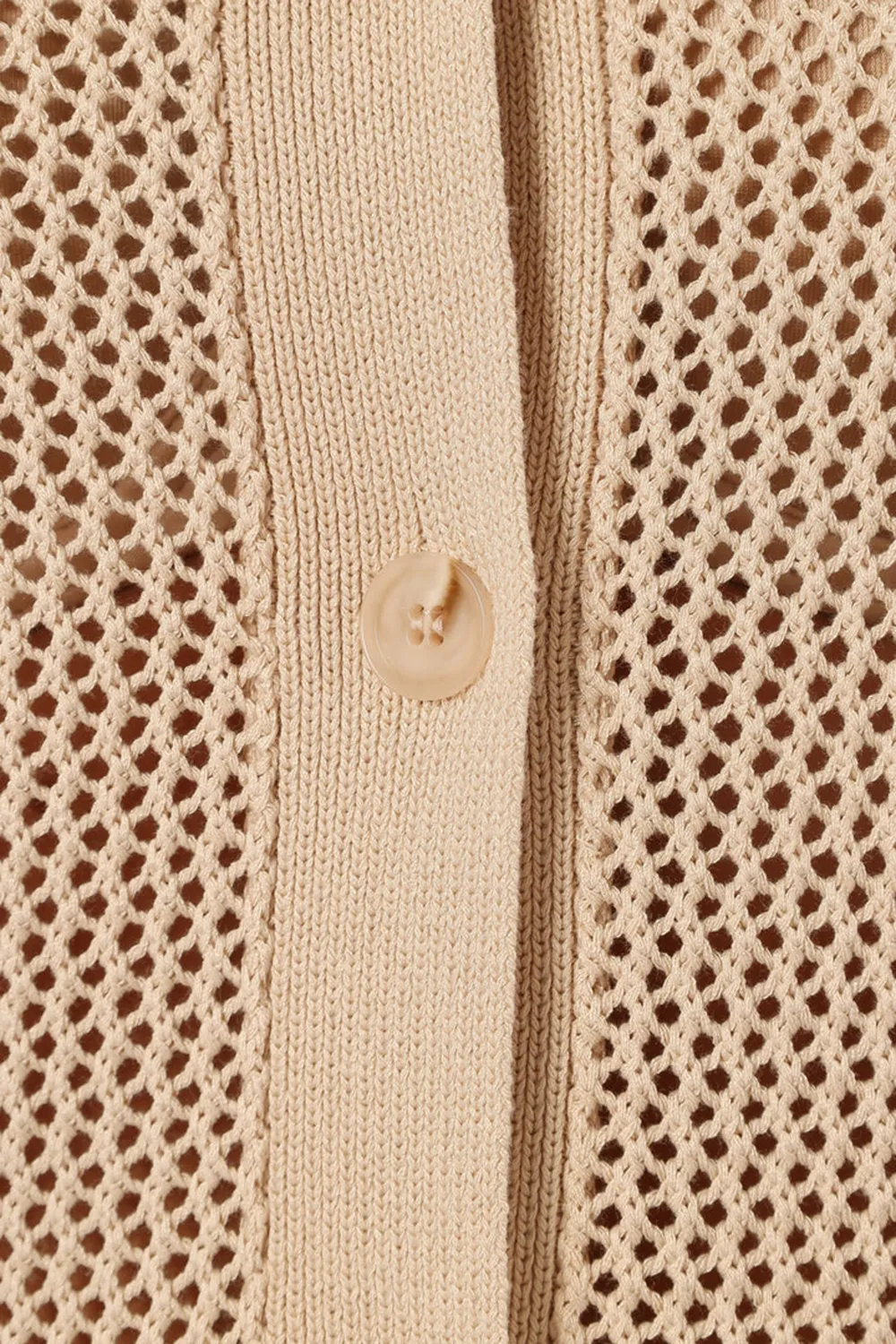 WHITE MESH TRANSLUCENT LONG SLEEVE TOP
