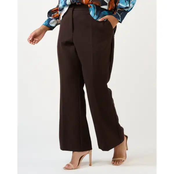 Polished Straight-Leg Women's Trousers