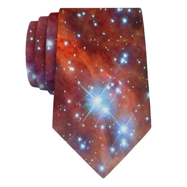 Refined Star Pattern Necktie