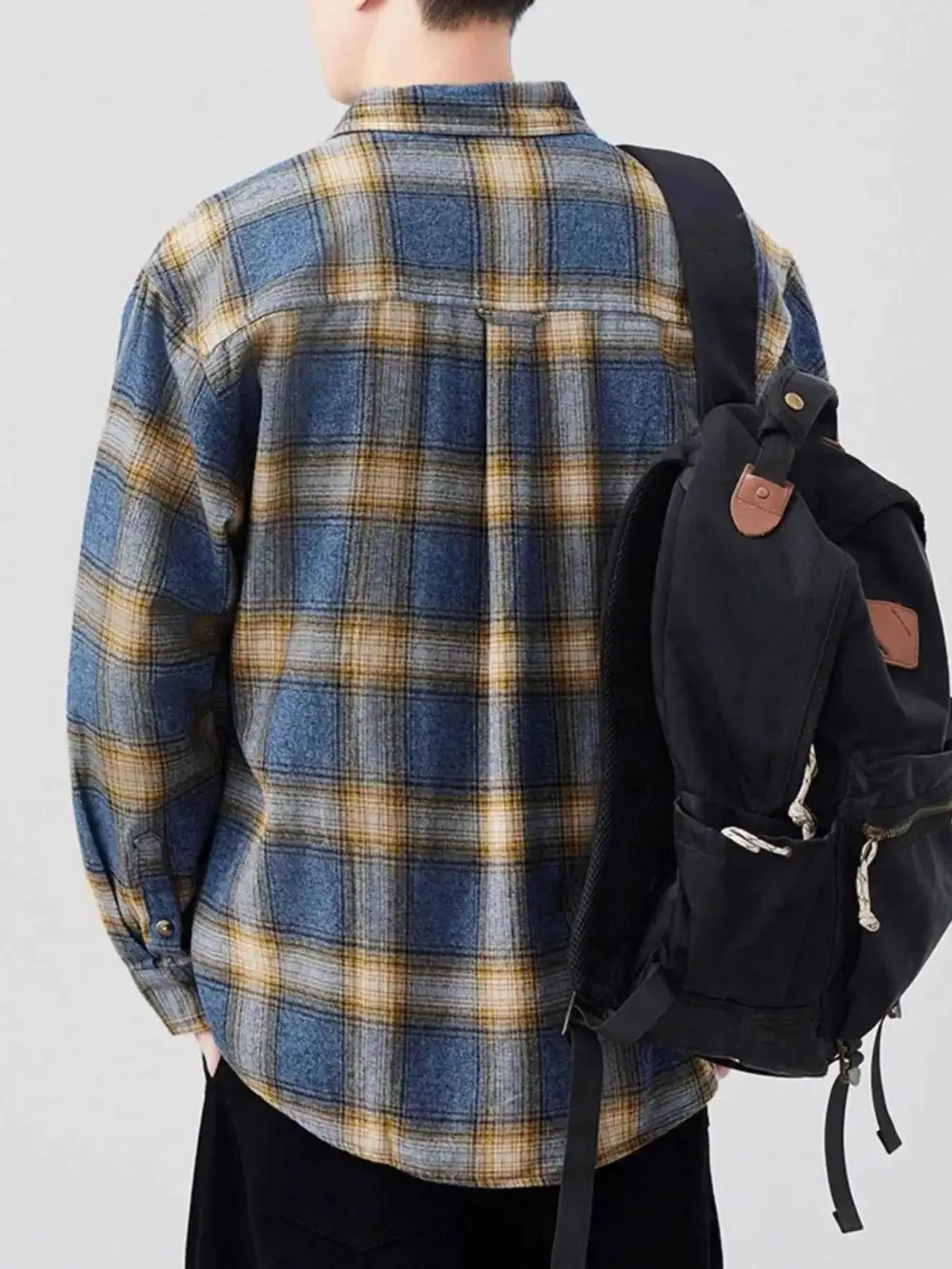 Everyday Plaid Button Up Long Sleeve Shirt