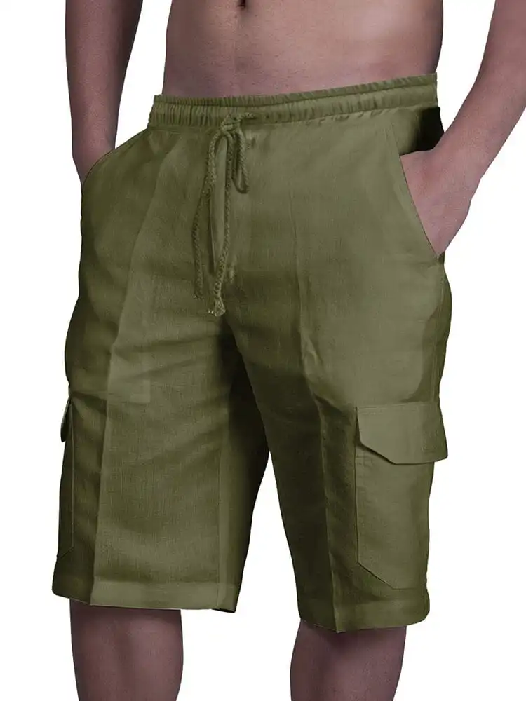 Men's Cotton Shorts Pockets