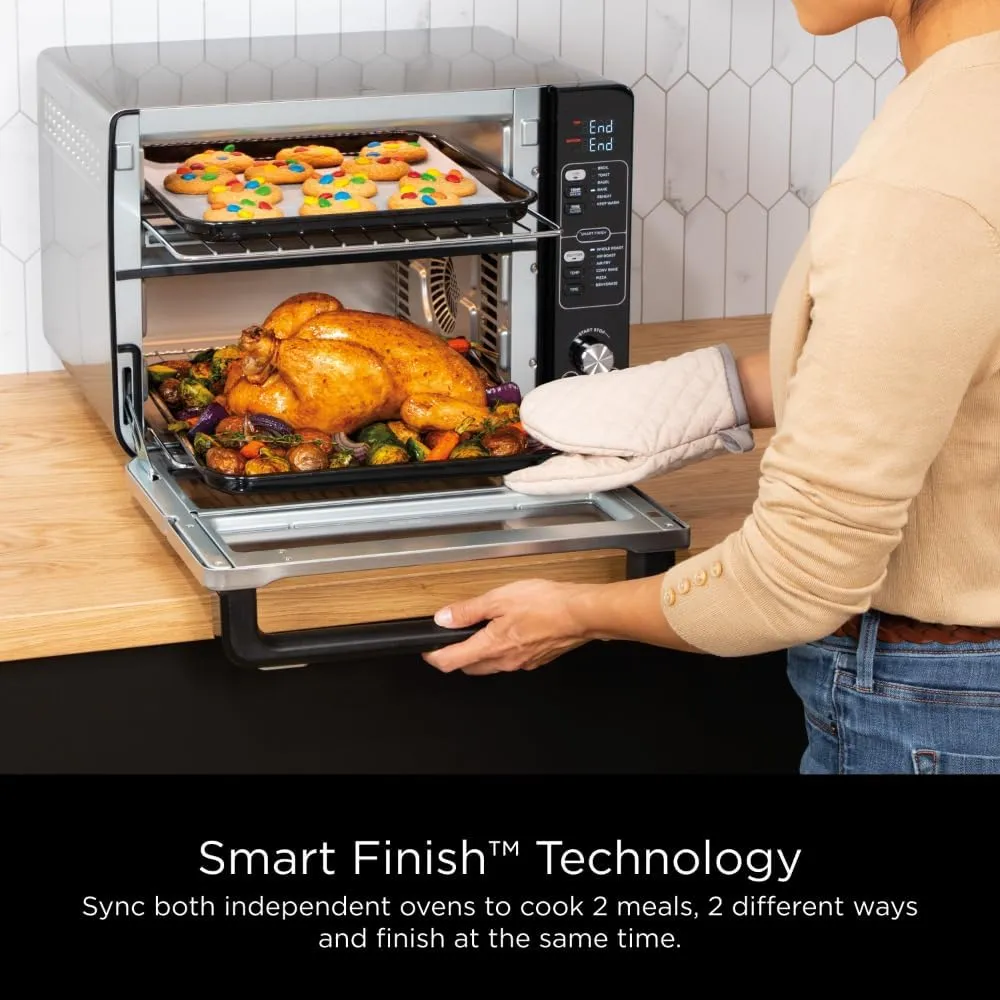 Ninja DCT451 12-in-1 Smart Double Oven with FlexDoor