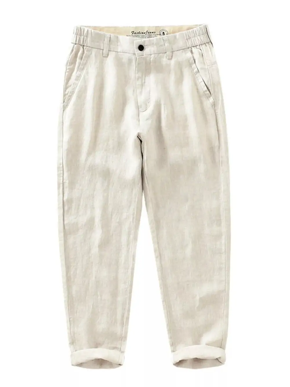 Men's Plus Size Casual Cropped Pants