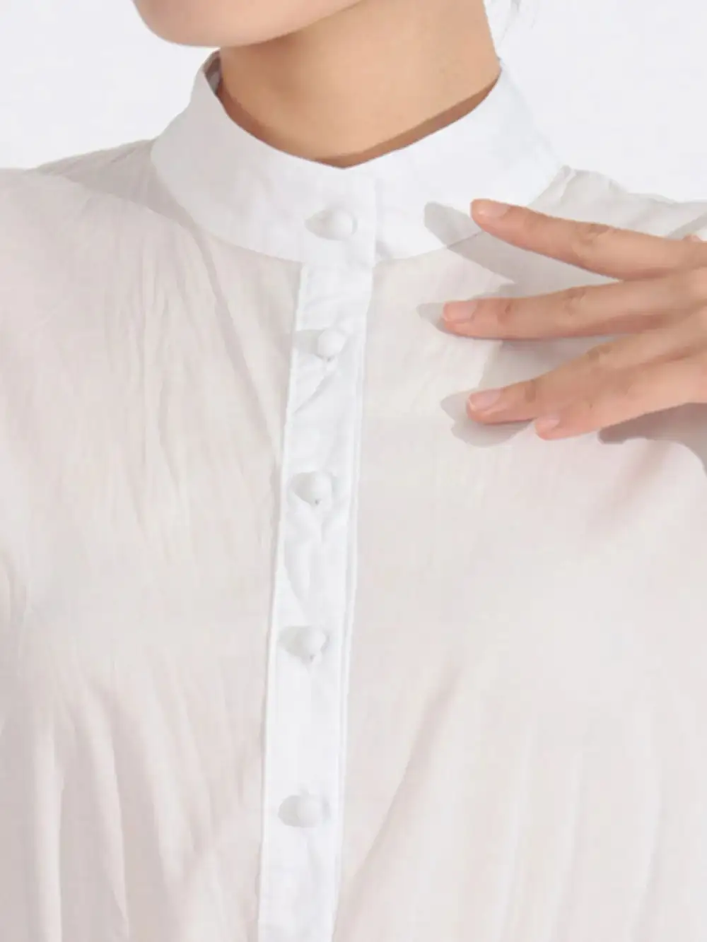 Textured Detail Lace Long Sleeve Dress