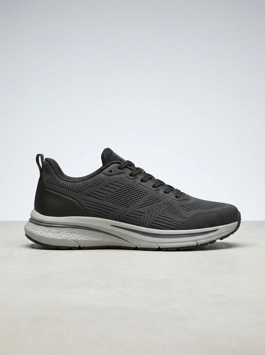 Heritage Geometric Minimalist Detail Men's Running Shoes