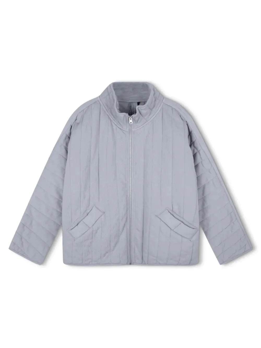 Casual Style Long Sleeve Jacket Cement