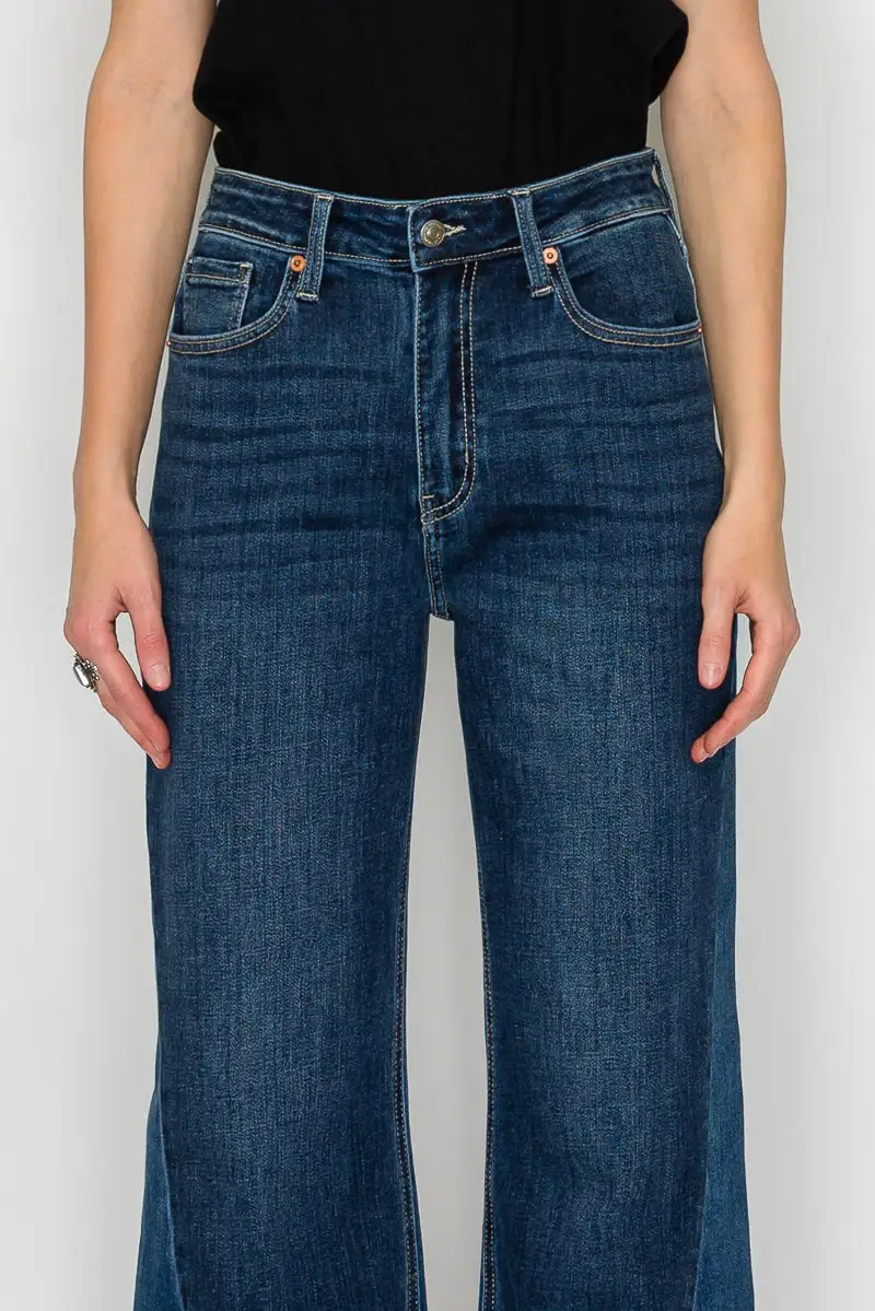 Modern High Rise Flare Relaxed Denim Jeans