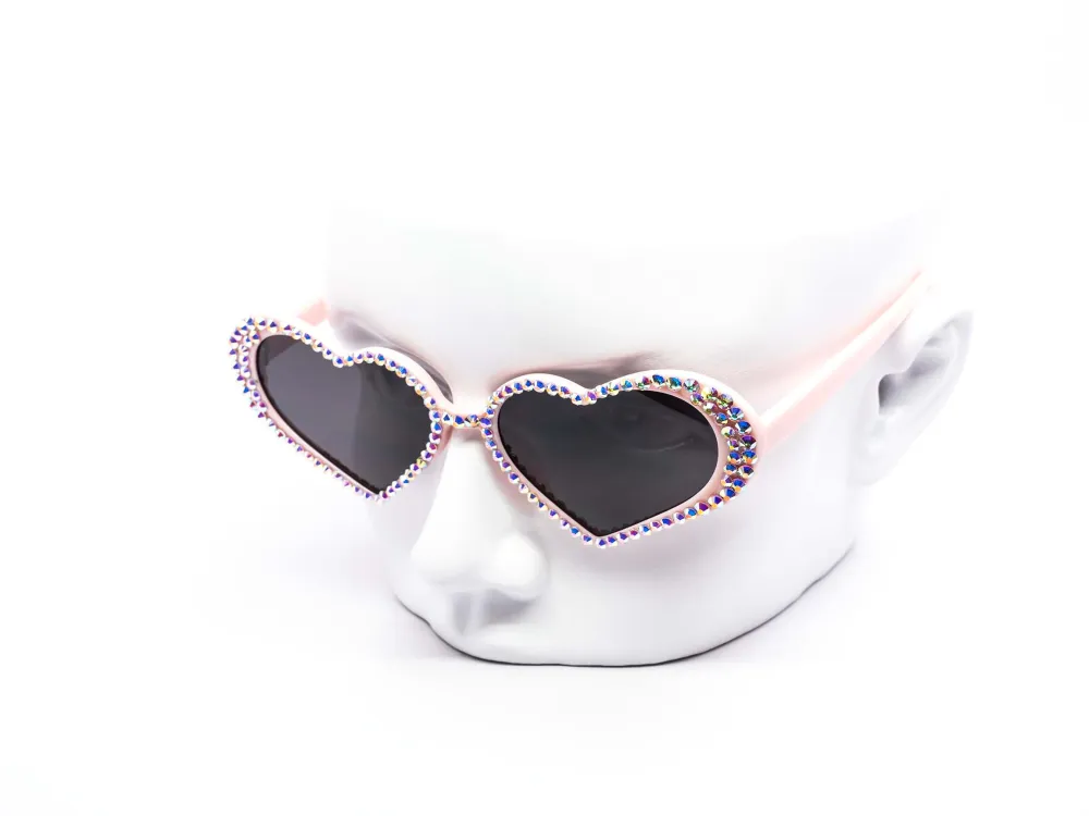 12-Pack Heart Dark Lens Assorted Sunglasses