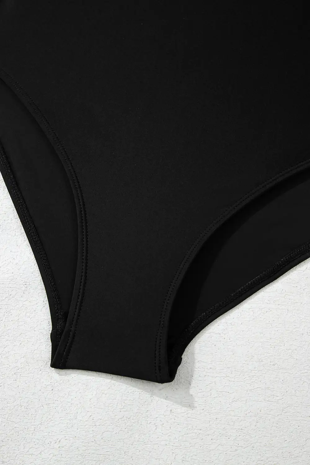 Side Tied Waist Square Swim Dress