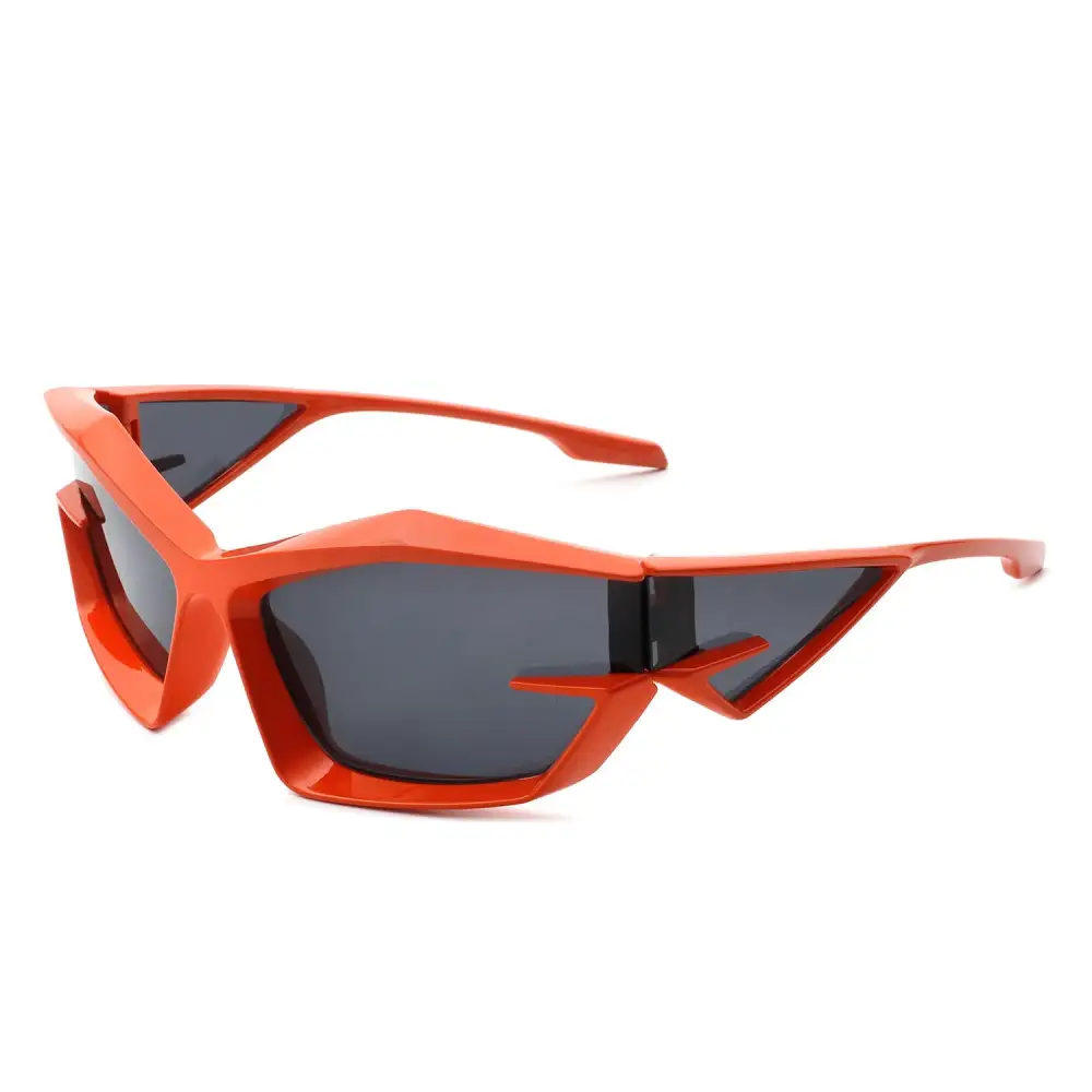Terry Rectangle Square Frame Sunglasses