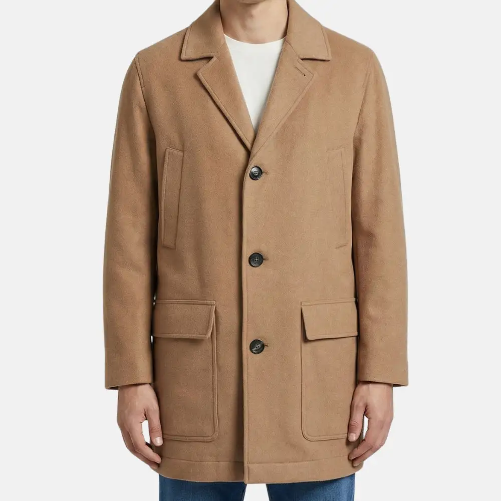 Modern Refined Cashmere Classic Coat