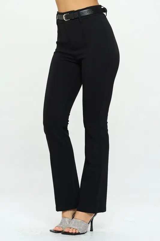 High Rise Bootcut Pants