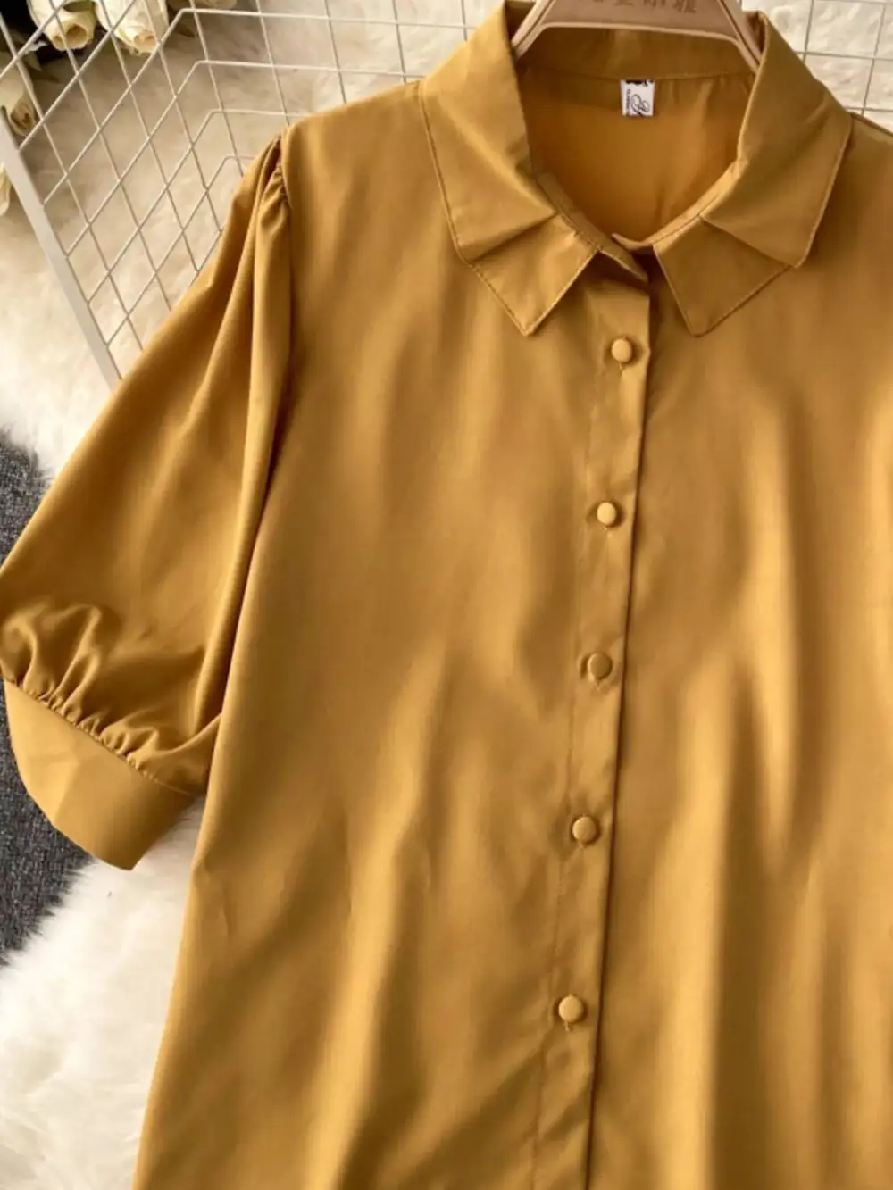 Puff Sleeve Pleated Coordinated Set