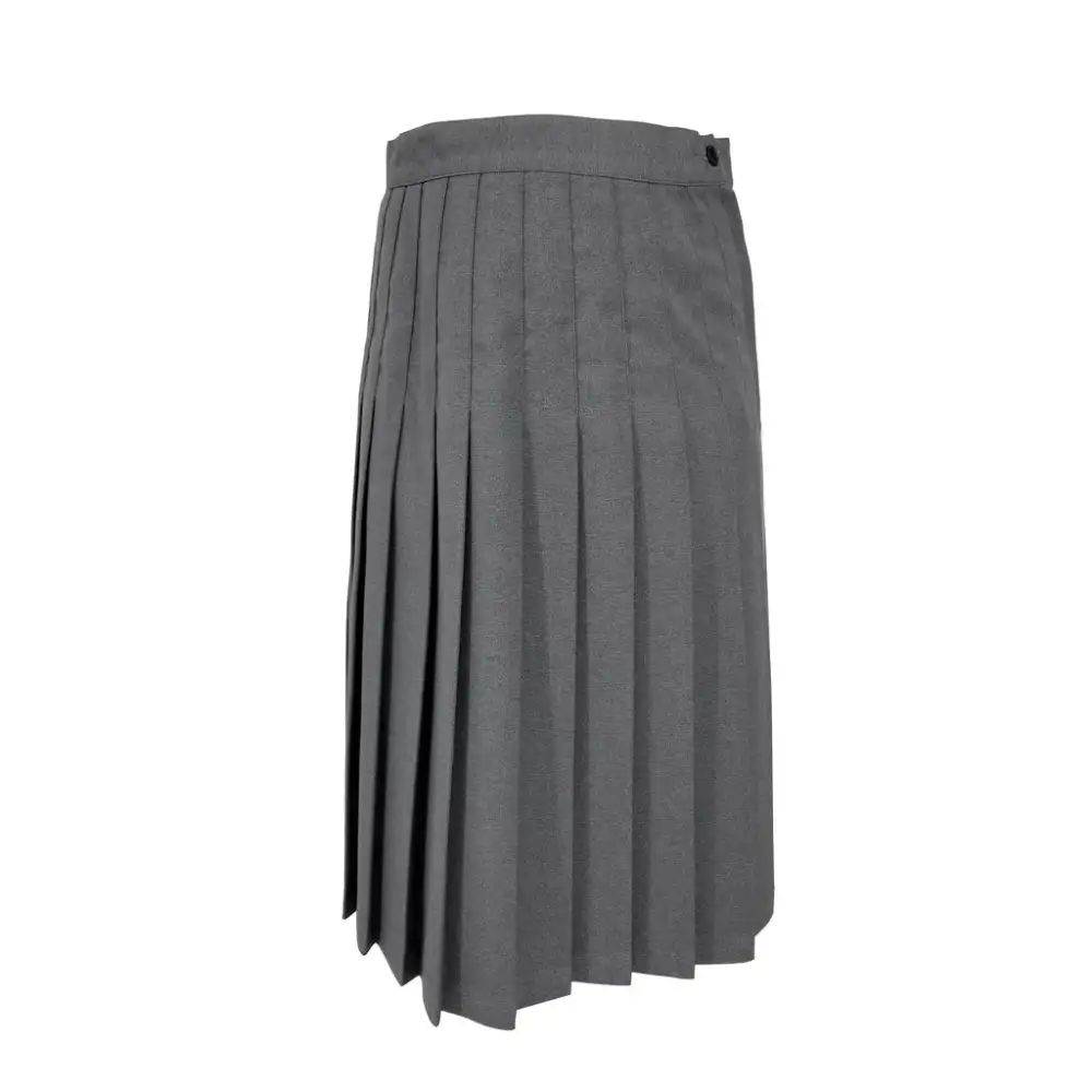 Wool Pleated Uniform Skirt