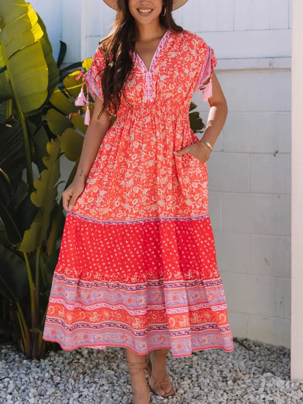 Soft Touch Floral Printed Dress