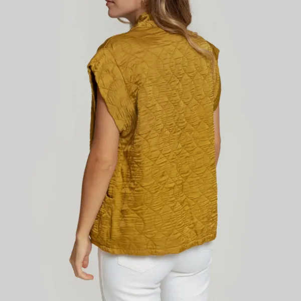 Quilted Casual Sleeveless Vest