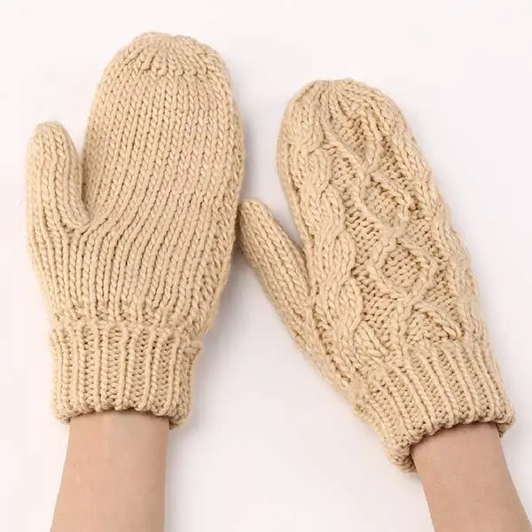 Women'S Handbag Warm Woolen Gloves 49808755C