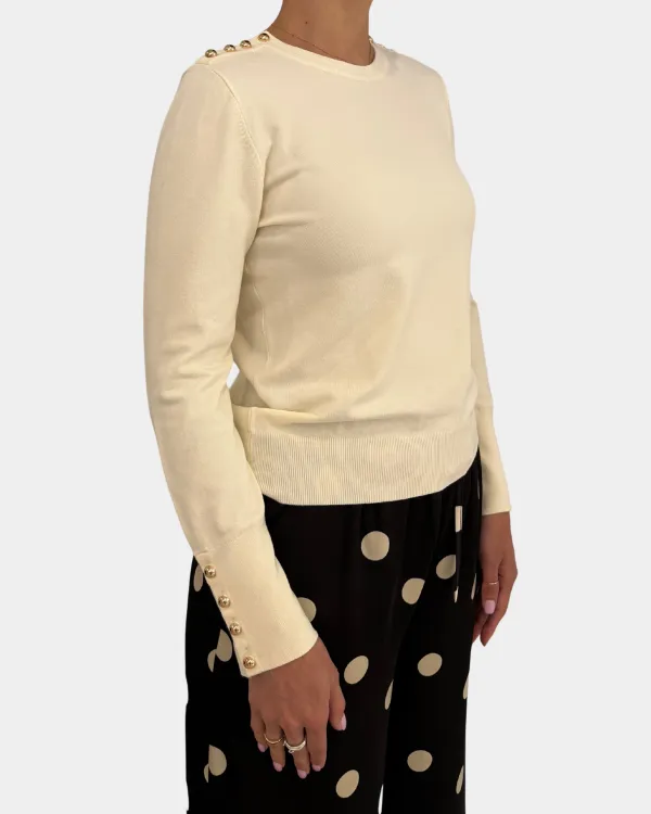 Button Long Sleeve Top
