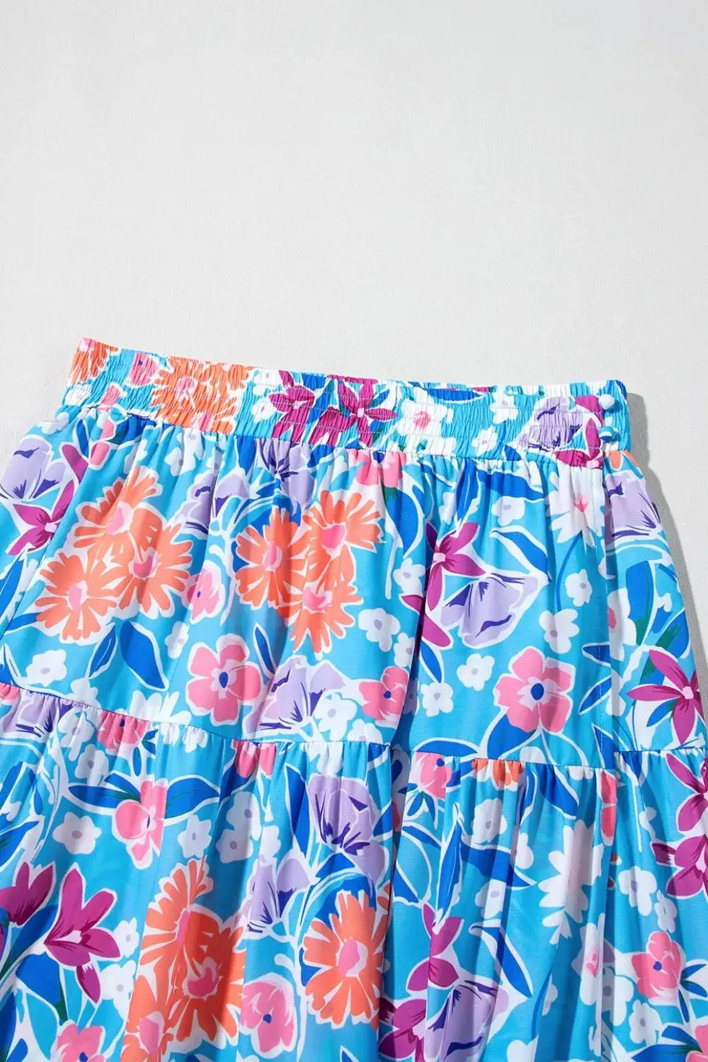 Draped Calm Printed Skirt