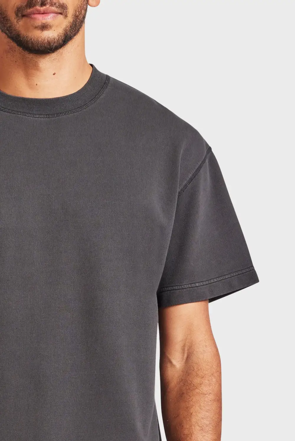 Short Sleeve Crew Neck Plain Tee