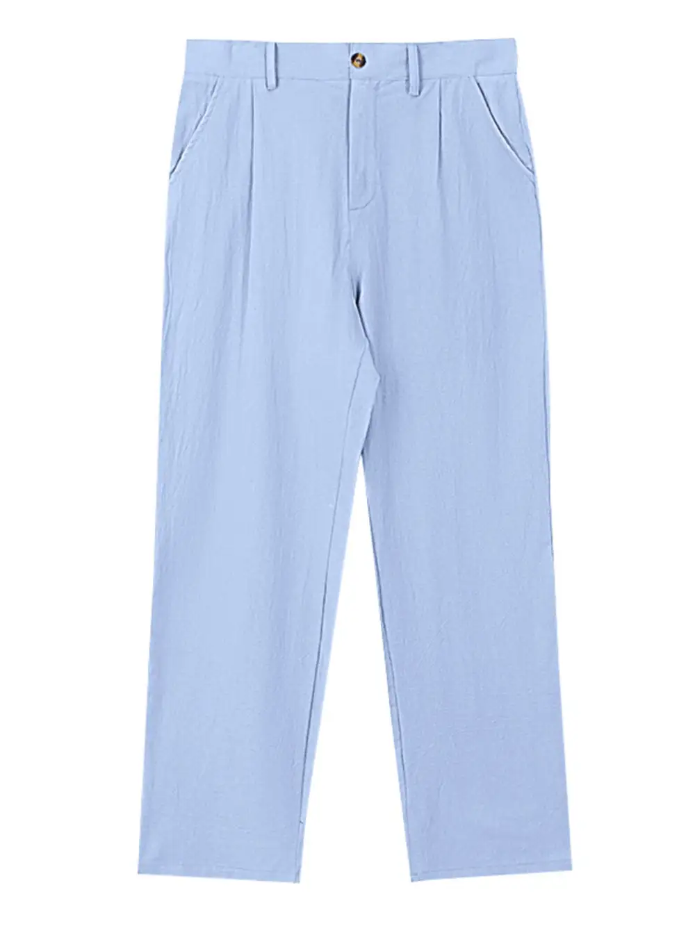 Men's Full Size Relaxed Fit Pleated Pants Plus