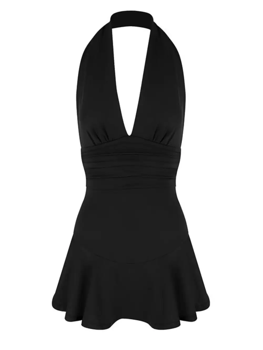 Comfort Fit Ruffle Mini Dress