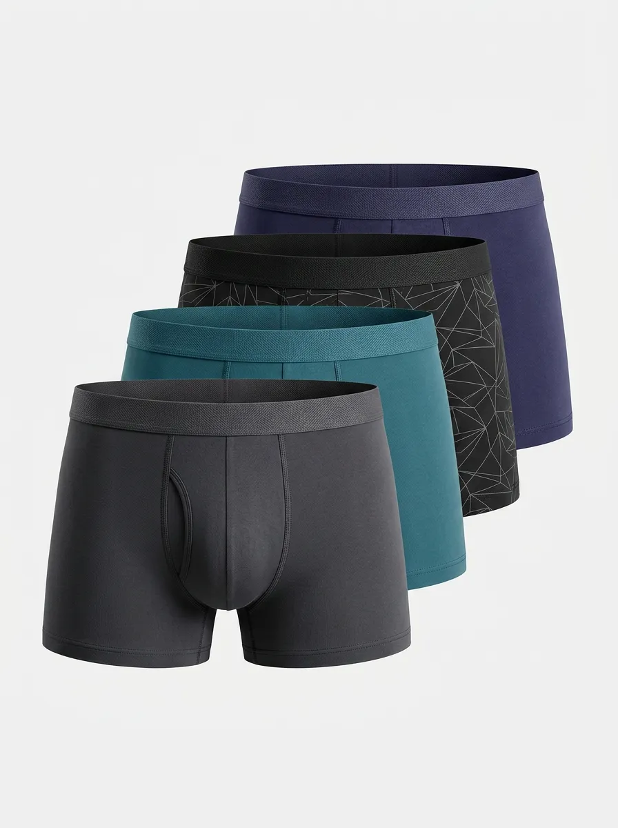 Everyday Relaxed Fit Four Pack Briefs
