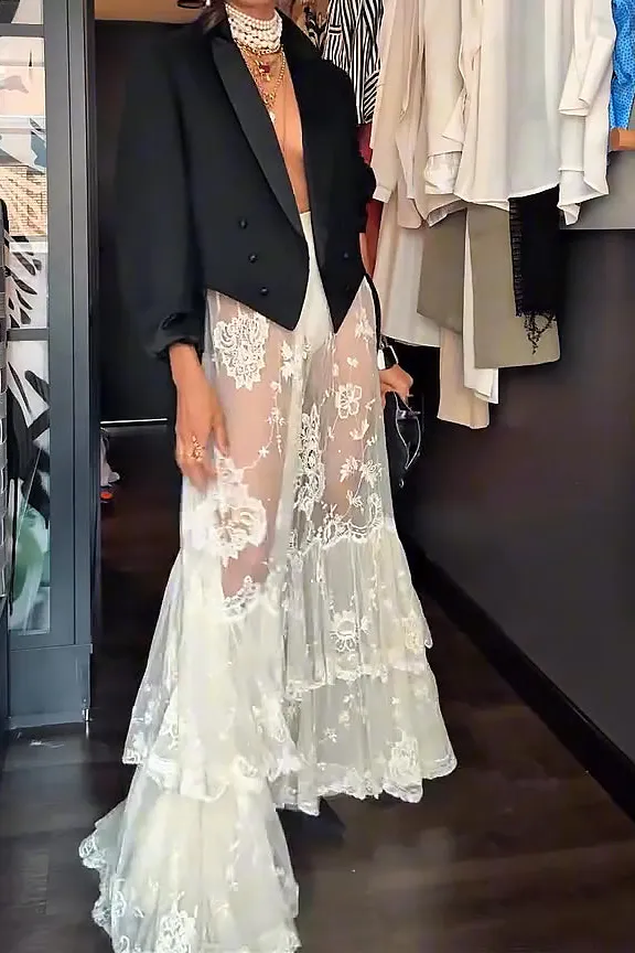 Lace Maxi Skirt
