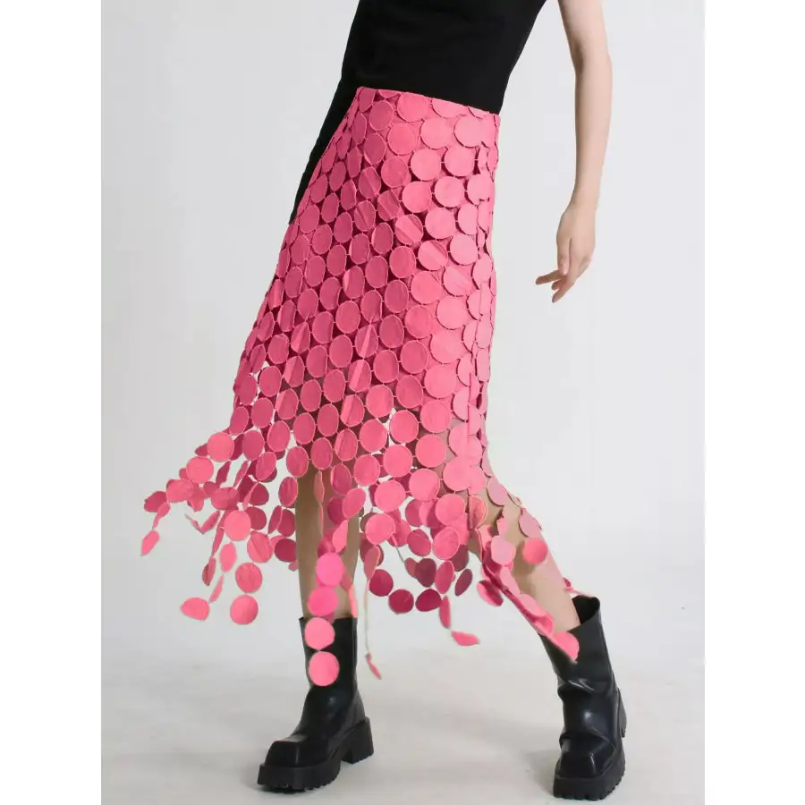 Fringe Midi Skirt