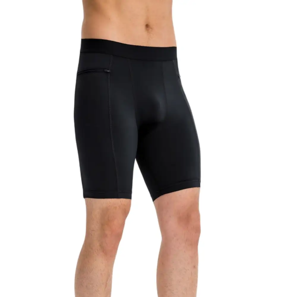 Compression Side-Pocket Stretch Men's Biker Shorts