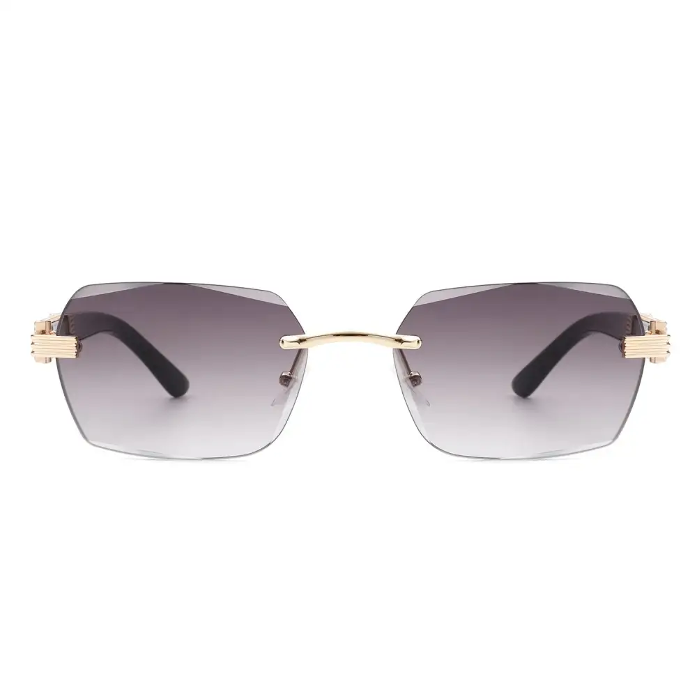 Bold Rectangle Square Frame Sunglasses