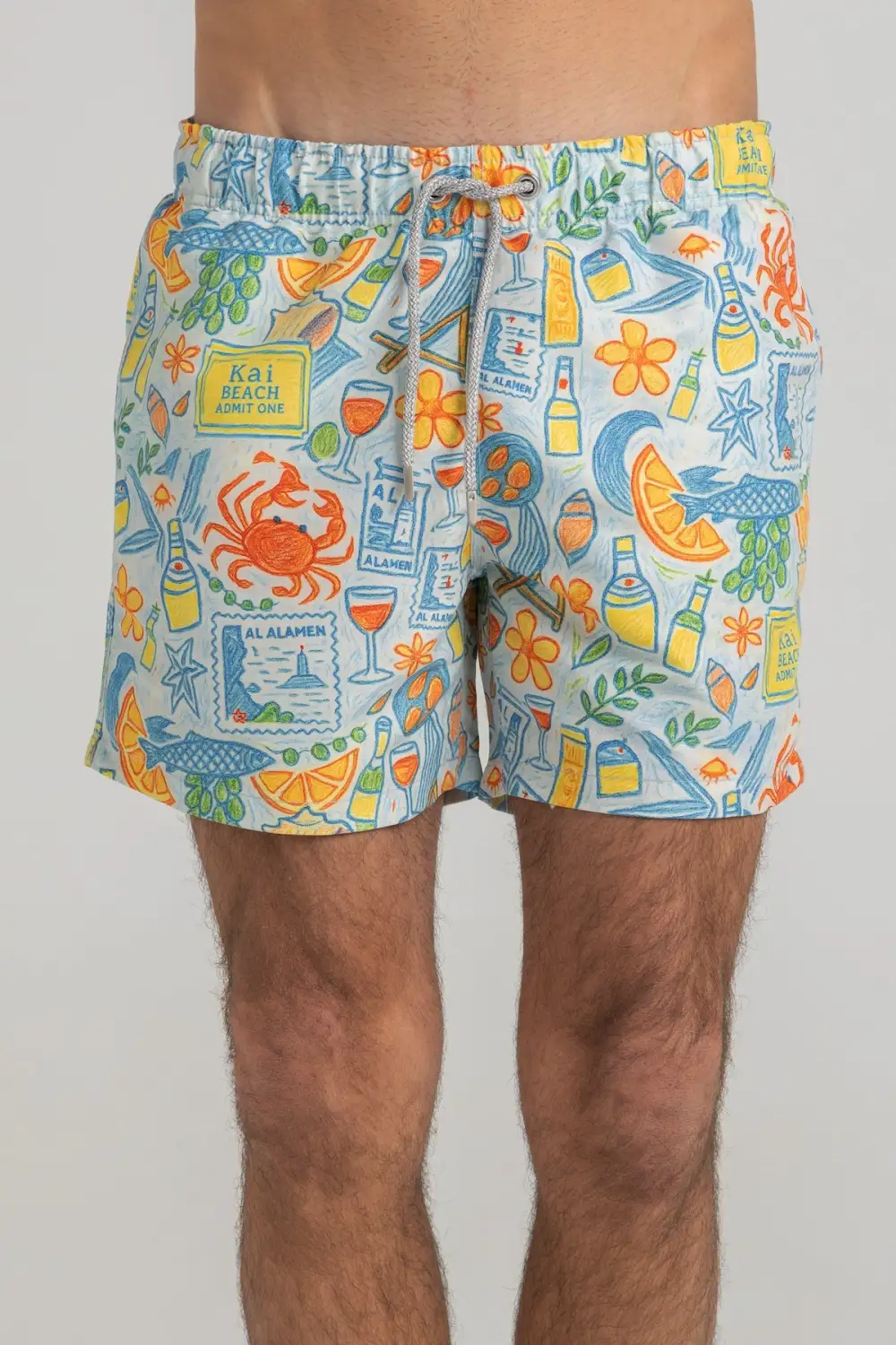 Seaside Scribbles Swim Shorts