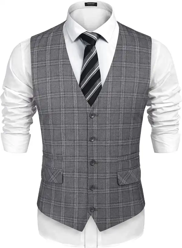 Slim Fit Business Suit Vest Jacket