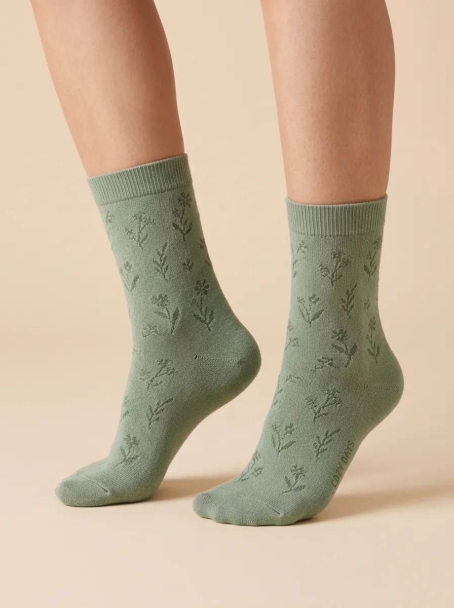Everyday Floral Botanical Casual Socks