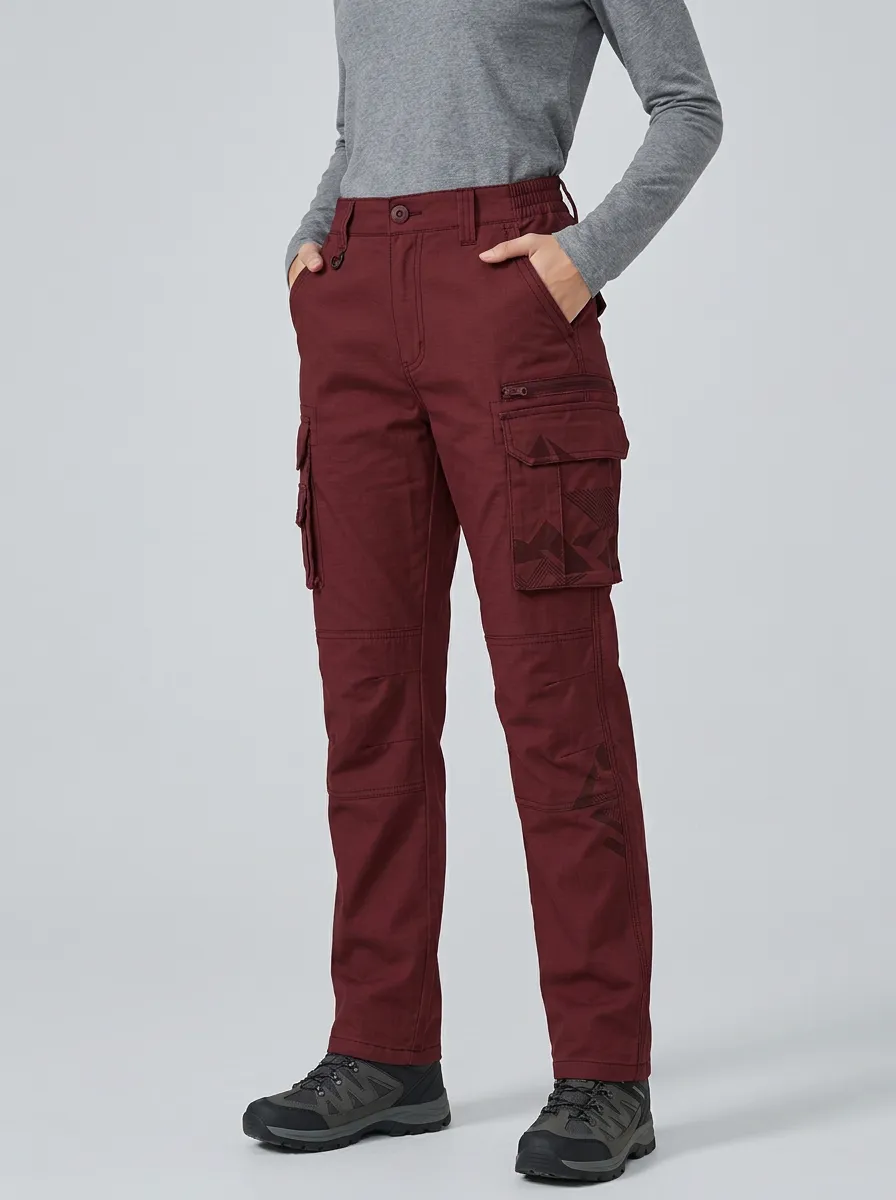 Unisex Explorer Geometric Tactical Work Pants