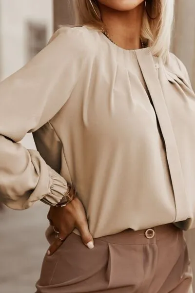 Relaxed Crew Neck Shirt