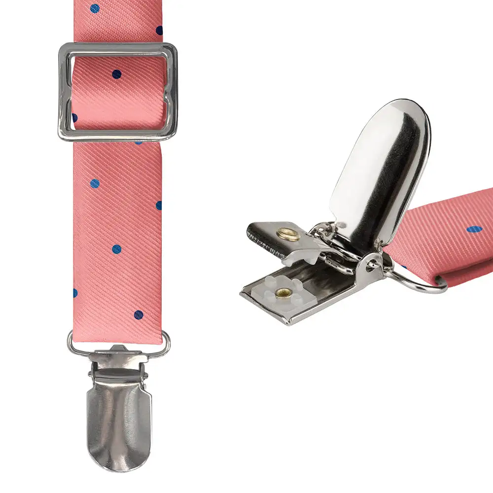 Balanced Versatile Color Dots Pattern Suspenders