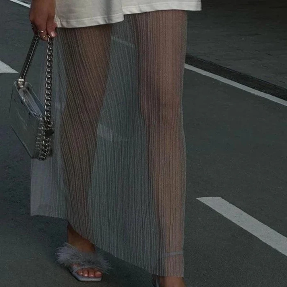 Whispers See Through Maxi Skirt