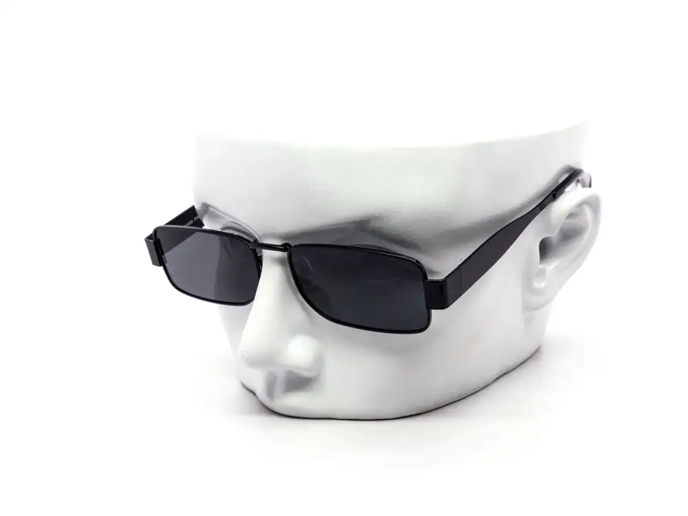 12-Pack Chunky Metal Rectangle Sunglasses