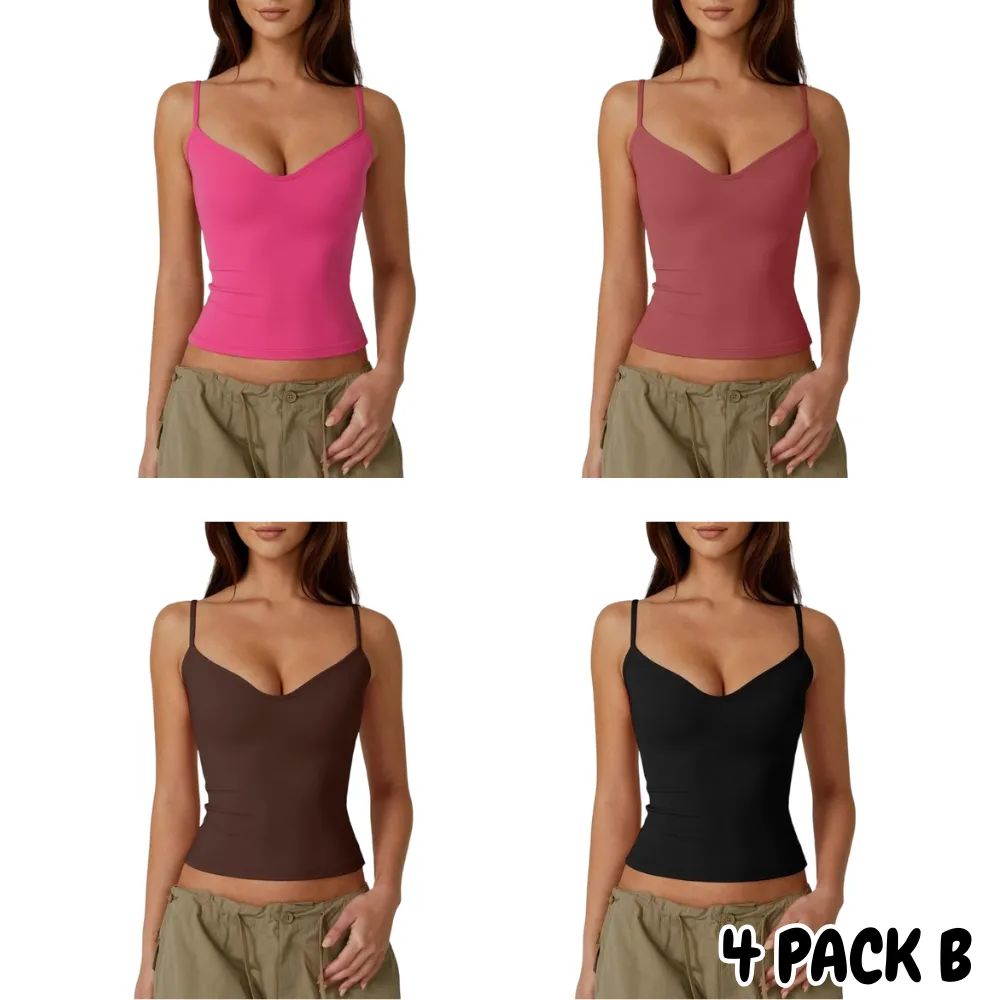Women‘s Sweetheart Neck Sleeveless Tank Top