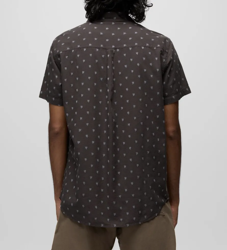 Palm Pattern Men's Short Sleeve Shirt