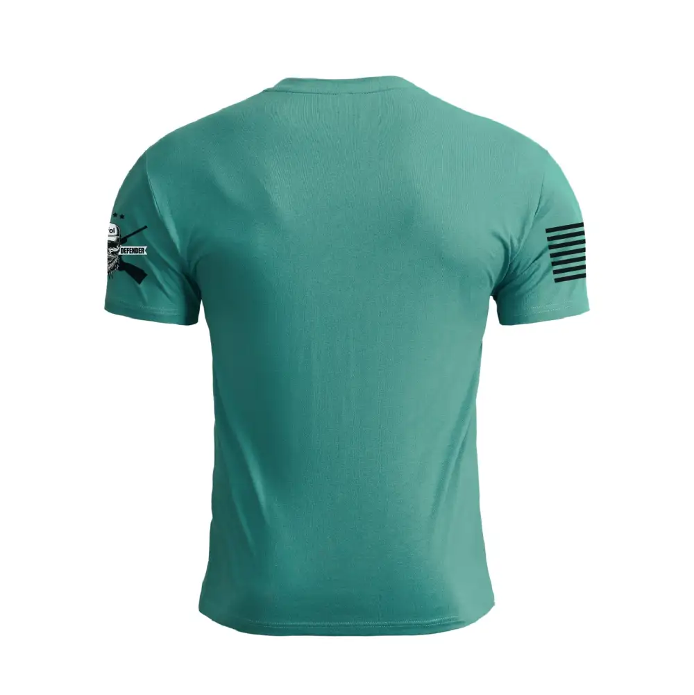 RETRO SPARTAN USA FLAG 100% COTTON GRAPHIC TEE
