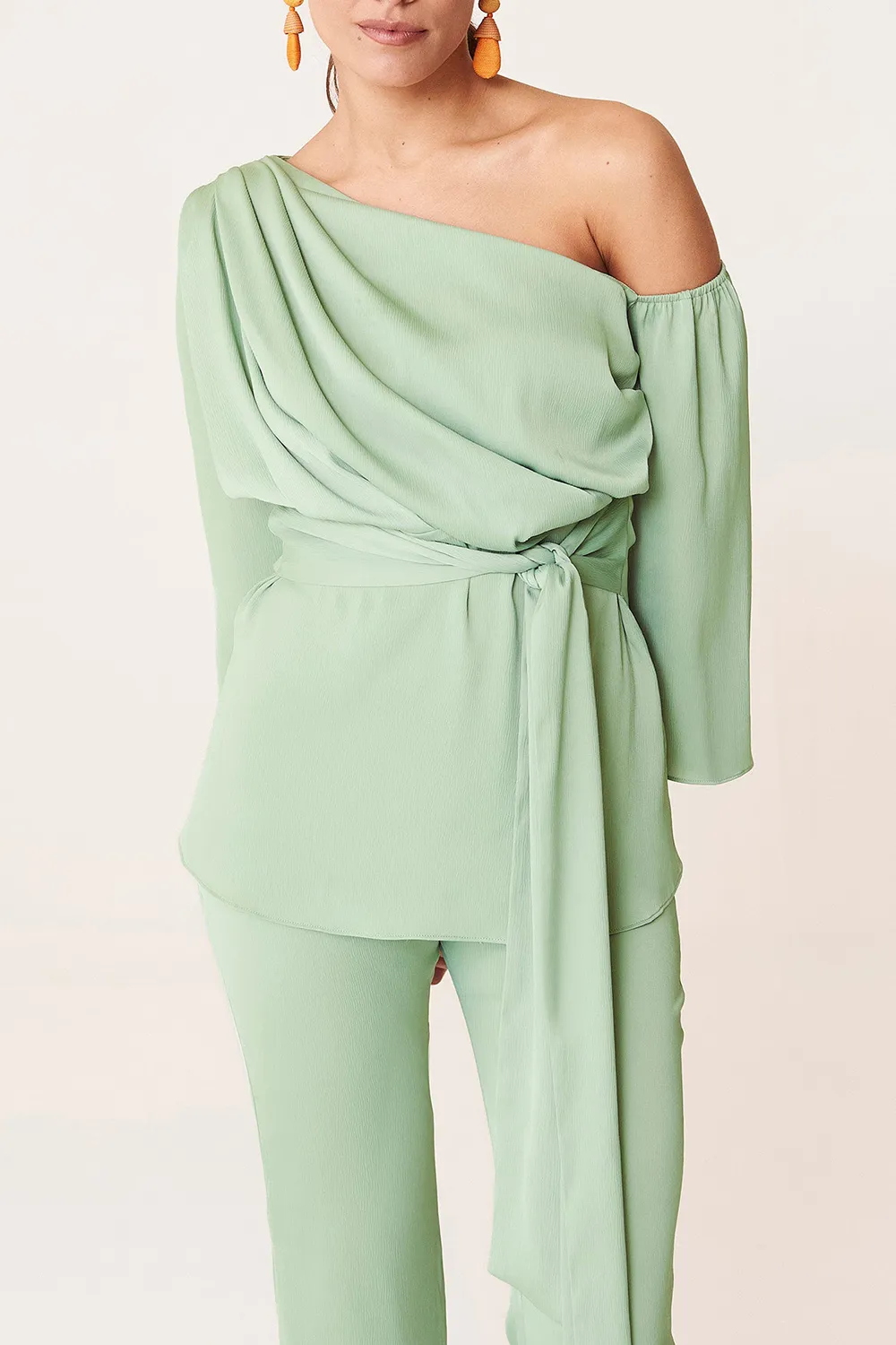 Women's Design One Shoulder Blouse