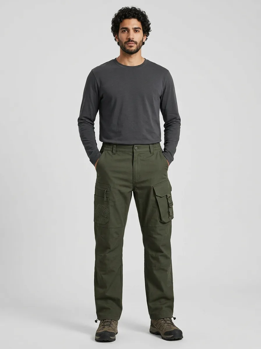 Unisex Performance Topographic Tactical Work Pants