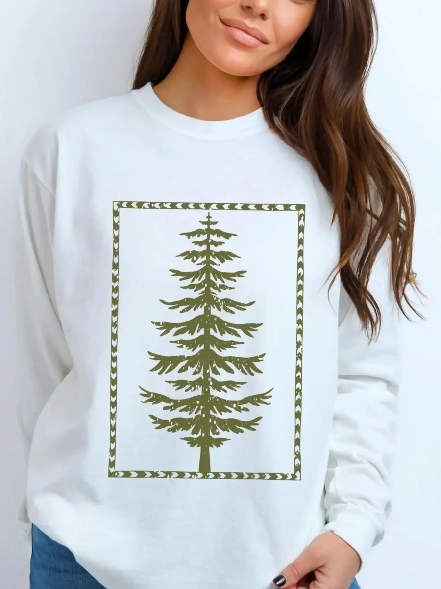Minimalist Pine Tree T-Shirt