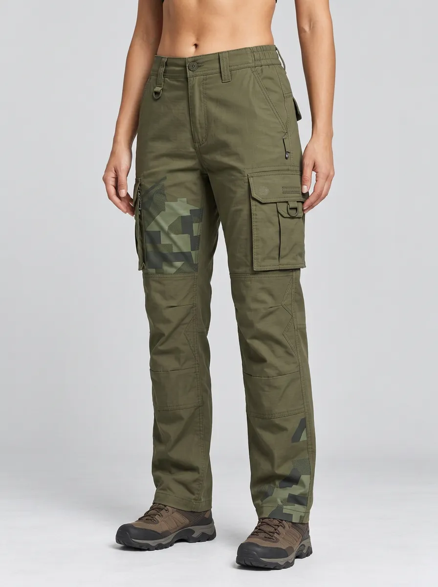 Unisex Pixel Camo Tactical Work Pants