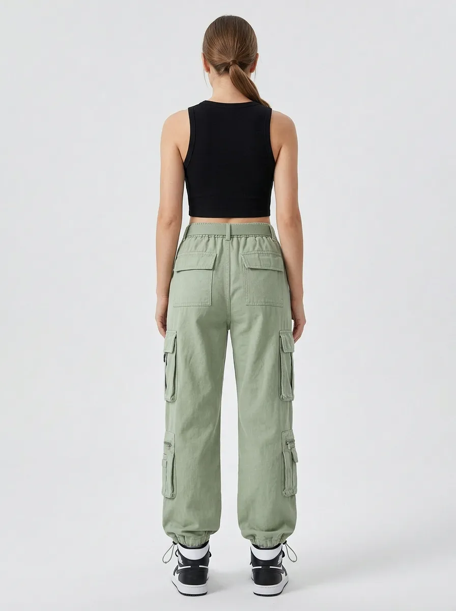 Functional Multi Pocket Activewear Women's Multi Pocket Cargo Pants
